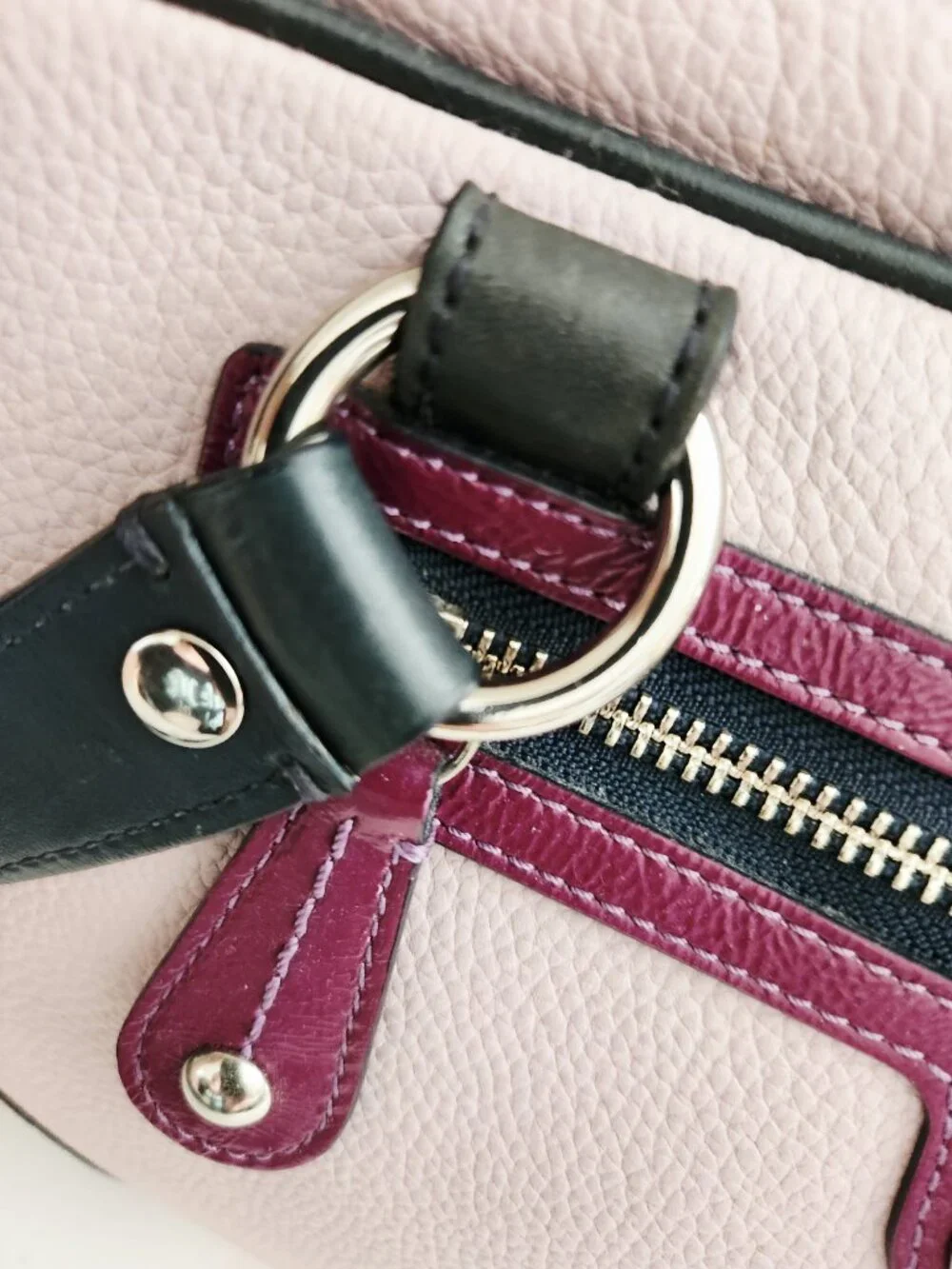 Euc Coach Laura Leather Spectator Shoulder Bag Purse